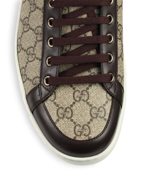 gucci sneakers hi top|Gucci canvas high top sneakers.